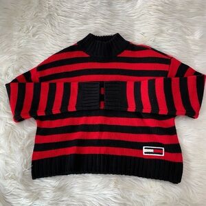 Striped Red and Black Sweater